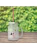 Mr. & Mrs. Panda Glas Mit Henkel Storch ohne Spruch in Transparent