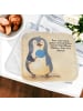 Mr. & Mrs. Panda Potholder Pinguin Lolli Design mit Spruch in Weiß