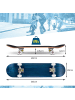 COSTWAY Skateboard in Blau