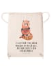 Mr. & Mrs. Panda gymnastiktasche Roter Panda mit Spruch in Creme