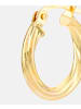 Vanlere Creolen aus 375 Gelbgold