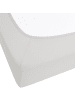 Beliani Bettlaken JANBU in Grau - (W) 200 x (H) 30 x (L) 200 cm