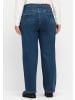 sheego Weite Jeans in dark blue denim