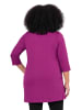 Ulla Popken Longshirt in dunkle orchidee