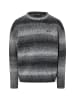 PEGADOR Pullover Deventer in schwarz weiß - 0001