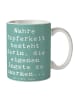Mr. & Mrs. Panda Tasse Spruch Tapferkeit Umarmung mit Spruch in Meeresbrise
