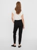 Vero Moda Lockere Stoffhose Stretch Pants mit Kordelzug VMEVA in Schwarz