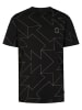 Petrol Industries Allover-Print T-Shirt Luchador in Schwarz