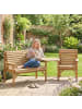 Outsunny Gartenstühle in Naturholz 121L x 65B x 90H cm