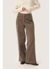 Soaked in Luxury Casual Hose SLHelle Gerade Passform in Morel