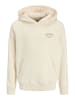 JACK & JONES Junior Hoodie JJEBRANDES BACKP RELAXED SWEAT in antique white