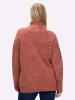 sheego Pullover in rostrot-meliert