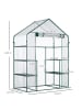 Outsunny Foliengewächshaus 142L x 73B x 195H cm Transparent