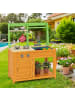 COSTWAY Matschküche Kinder Outdoor in Orange