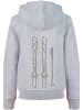 F4NT4STIC Hoodie Ski Pass Urlaub Berge Winter Schnee in grau meliert