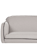 Beliani 3-Sitzer Sofa TONSBERG in Grau/Schwarz - (W) 198 x (H) 78 x (L) 85 cm