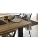 Furn.Design Schreibtisch-Set mit Rollcontainer, Used Wood hell, anthrazit