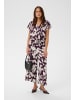Kaffe Overall KAmira Loose fit in Blackberry Wine/Chalk Flowers