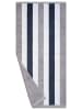 Ross 4 X Handtuch im Set Doubleface Stripes in Grau