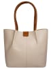 Samantha Look Handtasche echt Leder in beige