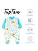 TupTam 3er- Set Strampler in blau/türkis