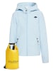 Schmuddelwedda Mädels Blouson + Tagesrucksack - Set in Eisblau Melange