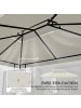 Outsunny Pavillon Ersatzdach 3 x 4 m Cremeweiß
