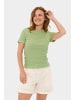 SAINT TROPEZ T-shirt AsterSZ Gerade Passform in Smoke Green