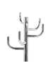 Beliani Kleiderständer TRENTON in Silber - (W) 30 x (H) 175 x (L) 30 cm