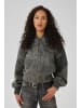 My Essential Wardrobe Lederjacke MattyMW Loose fit in Medium Grey Retro Wash