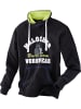Uncle Sam Sweatshirt in schwarz/royal/limette