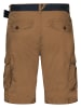 Petrol Industries Cargo-Shorts mit Gürtel in Braun