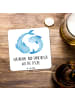 Mr. & Mrs. Panda Bierdeckel Sternzeichen Fische mit Spruch in Weiß