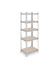 relaxdays 2 x Schwerlastregal in Silber - (B)60 x (H)180 x (T)45 cm