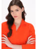 myMo Damen Fleecepullover in Orange