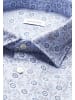 Seidensticker Leinenhemd Shaped in Mittelblau