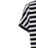Marie Lund Frottee-Shirt in marine weiß - 0003