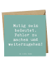 Mr. & Mrs. Panda Anlasskarte Spruch Fehler machen Lernen mit Spruch in Meeresbrise