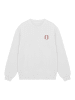 F4NT4STIC Sweatshirt Baseball Bestickt in off-white