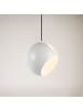 s.LUCE Pendelleuchte Ball tauschbarer Schirm in Weiß