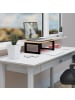 relaxdays Monitorständer in Natur/ Schwarz - (B)40 x (H)15 x (T)23 cm