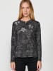 KOROSHI Langarm-T-Shirt in SCHWARZ