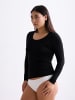 Erlich Textil  Langarmshirt LIGHT TOUCH LONGSLEEVE in schwarz