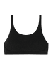 Schiesser Bustier Pure Rib in schwarz