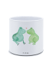 Mr. & Mrs. Panda Übertopf Frosch Liebe ohne Spruch in Weiß