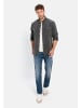 Camel Active Langarm Hemd in Regular Fit aus Cord in Dunkel Grau