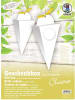 Buntpapierfabrik Ludwig Bähr Geschenkbox Chiara 7,5x20x7,5cm Packung mit 5 Stück weiß