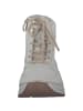 rieker Schnürstiefel in crema/offwhite-metallic