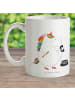 Mr. & Mrs. Panda Kindertasse Einhorn Sekretärin ohne Spruch in Weiß