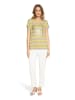 Betty Barclay Printshirt mit Gummizug in Beige/Yellow
